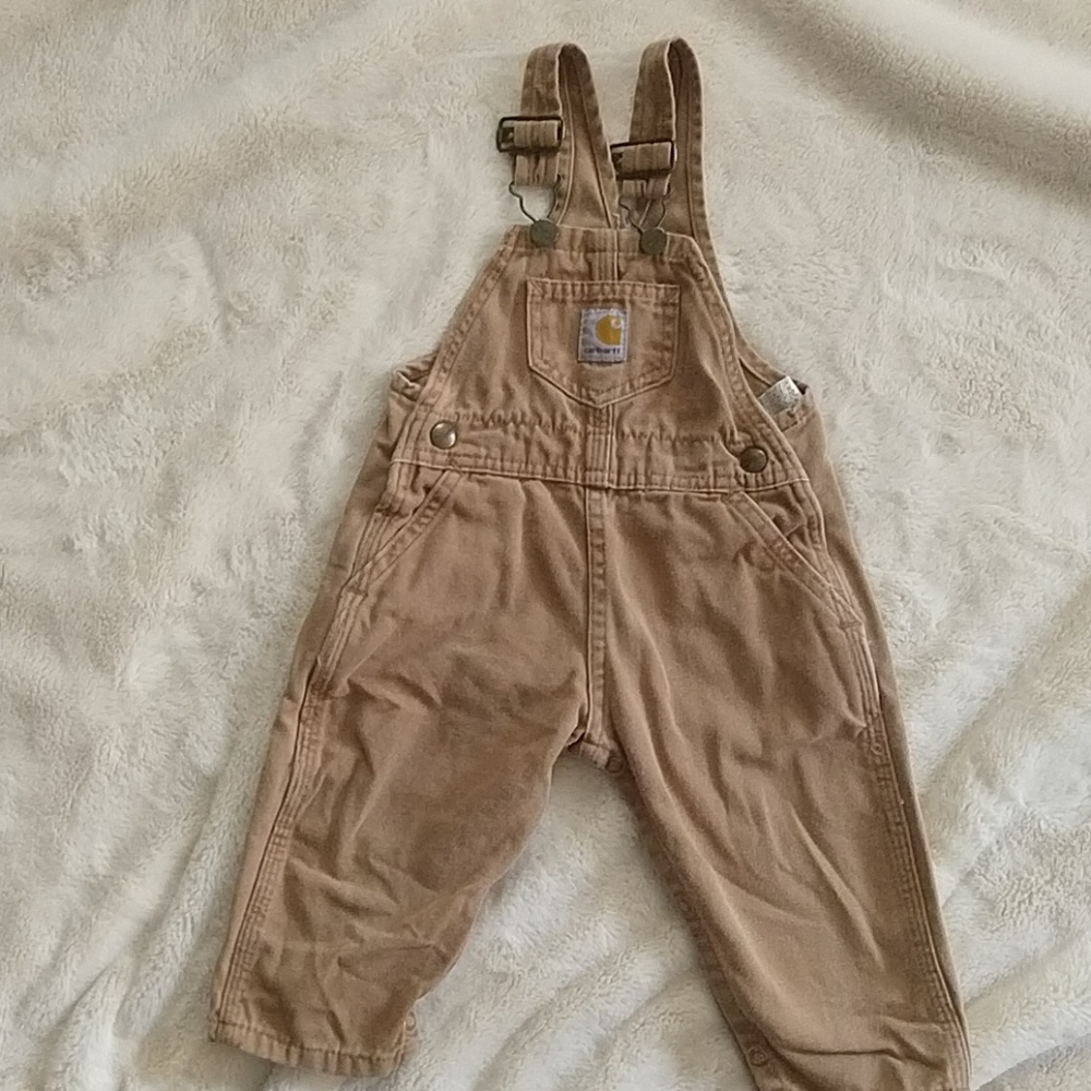 Carhartt baby overall faded tan cute vintage style